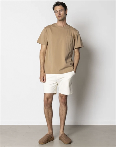 Clean Cut Copenhagen - Calton Structured Shorts - Ecru 